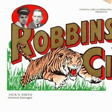 Scarce Robbins Bros. World Toured Circus Letterhead c1960's-70's Leaping Tiger picture