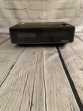 Panasonic Digital Clock Radio RC-100 AM FM Alarm Vintage Wood Grain-TESTED-WORKS picture