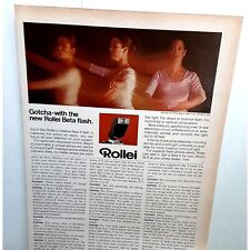 1978 Rollei Cyclops Eye Camera Flash Ad Vintage Print Ad 70s Original picture