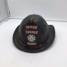 Vintage/Antique Leather Fire Helmet Upper Saddle River New Jersey picture