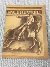 Paul Revere 1930 John Hancock Insurance Co Booklet Brochure picture