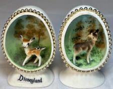 Disneyland Bambi Bone China Egg & 1 Other Unmarked 3D Big Japan picture