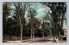 Torrington CT-Connecticut, Migeon Avenue, Horse & Wagon, Vintage c1910 Postcard picture