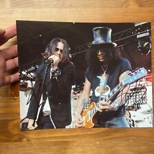 Slash and Miles Kennedy * HAND SIGNED AUTOGRAPH * 8 x 10 photo IP Guns n Roses picture
