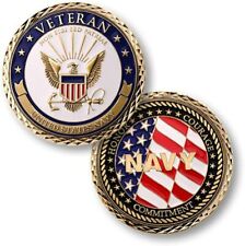 NEW U.S. Navy Veteran Challenge Coin. picture