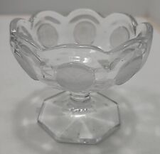 Vintage Fostoria Coin Glass Open Jam Jelly Dish Clear Crystal 1886 picture