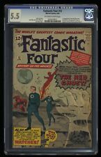Fantastic Four #13 CGC FN- 5.5 1st Appearance Watcher and Red Ghost Marvel 1963 picture