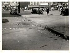 LD353 1938 Original Photo BOSTON MARKET TRUCK DRIVERS PAY CITY FOR STREET TRASH picture