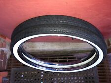 Wide Whitewall BALLOON Bicycle Tires OLD SCHOOL TREAD  26 x 2.125 fit cruisers picture