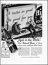 1937 Hires Root Beer men Billboard sign painters lunch retro art print ad LA18 picture