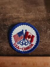 Vintage USA - CANADA Sew On Patch  picture