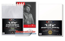 (50 Pack) BCW Life Magazine Bags (Resealable) and Life Magazine Boards picture
