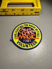 Vintage 1987 Girl Scouting The Magic Of It All Volunteer Cookie Magic Patch (A4) picture