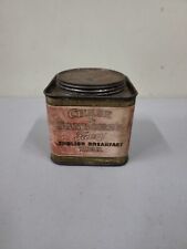 Chase & Sanborn Antique 1900's tea tin full paper label collectible kitchen ware picture