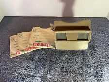 Vintage Sawyers Viewmaster Tan Brown View Master Portland USA PLUS REELS VTG picture
