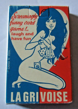 NEW FACTORY SEALED   LA GRIVOISE LAUGH AND HAVE FUN WITH FRIENDS PLAYING CARDS picture