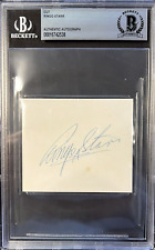 THE BEATLES RINGO STARR SIGNED AUTOGRAPHED CUT SLABBED BECKETT ENCAPSULATED COA picture