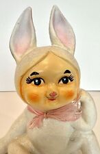 Bunny Figure Ceramic Bank Kitsch 70’s Decor Anthropomorphic Vintage Rushton picture