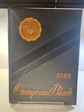 Vintage 1940’s Marion Alabama Orange Black Annual Yearbook Academy 1948 WWII Era picture