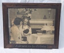 Rare Antique Kodak Store Display Print Advertisement A Brownie For Her Birthday  picture