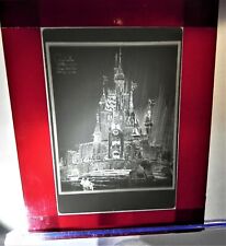 KG4x5 Disneyland Cinderella Castle Florida Park Herb Ryman Transparency Disney  picture