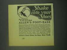 1939 Allen's Foot-Ease Ad - Shake Into Your Shoes picture