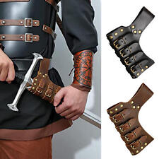 Retro Faux Leather Sword Frog Holder Medieval Knight Belt Costume Sword Scabbard picture