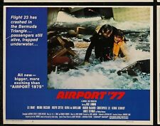 AIRPORT '77 ORIGINAL DISASTER FILM 1977  MOVIE LOBBY CARD POSTER picture