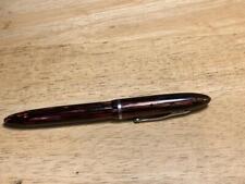Vintage W A SHEAFFER JR. Red Stripe Vac-Fill Pen Junior Nib 4 3/4