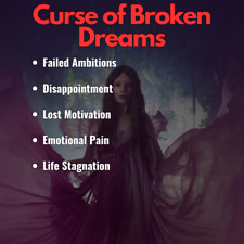 Curse of broken dream Black Magic Wiccan Pagan Voodoo Witchcraft Powerful Strong picture