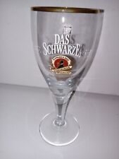 Das Schwarze .3  Liter Pilsner Beer Glass Sohm German Gold Trimmed picture