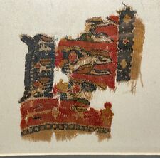 rare ancient Egyptian 4th-9th century tunic coptic linen fragment Louvre museum_ picture