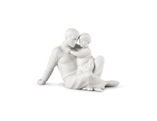 NEW NAO BY LLADRO #1871 TO LOVE & PROTECT MATTE WHITE BRAND NIB FATHER & SON F/S picture