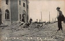 Effects of Earthquake in Front of Post Office, San Francisco, CA., 1906 Postcard picture