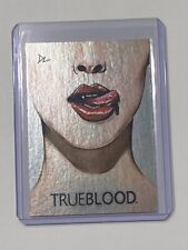 True Blood Platinum Plated Limited Artist Signed “HBO Classic” Trading Card 1/1 picture