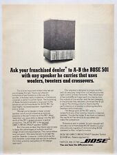 1971 BOSE 901 Speaker System Vintage Poster Print Ad Natick Massachusetts picture