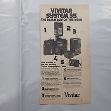 1976 VIVITAR SYSTEM 35 CAMERA THE 35MM BUY OF THE YEAR PRINT AD picture