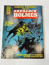 MARVEL PREVIEW SHERLOCK HOLMES NO. 5 THE HOUND OF HELL MAGAZINE EXCELLENT   picture