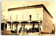 1909 RPPC BROWNSVILLE Oregon Real Photo Building Pre WWI Era  Postcard (A12) picture