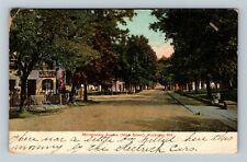 Rockville MD-Maryland, Montgomery Avenue, Main Street, Laundry, Vintage Postcard picture