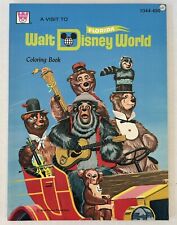 Vintage Walt Disney World Coloring Book 1971 Country Bears Cover New Unused picture