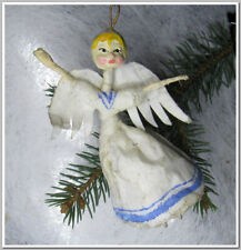 🎄Fairy-Vintage antique Christmas spun cotton ornament figure #293243 picture