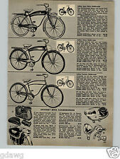 1956 PAPER AD Rollfast Super Deluxe Bicycle Tank Light Groucho Marx Quiz Game picture