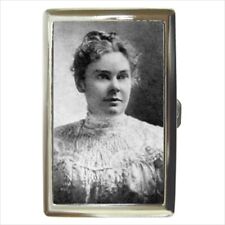 Lizzie Borden Cigarette Case Metal Money Clip Wallet picture