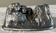 VTG 1982 Hudson Fine Pewter Figurine Mount Rushmore USA 3-1/2” X 2” Rare Stamped picture