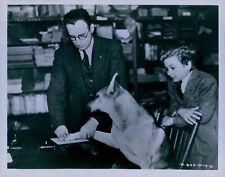 1935 LIGHTNING Canine Star Fingerprinted LAPD Press Photo picture