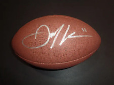 Julian Edelman New England Patriots Autographed Wilson Football GA coa picture