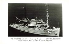 Photo USS Opportune ARS-41 MA-2,9 MR-2 GTA-9A,10 Recovery Fleet Official US Navy picture