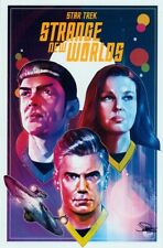 Jon Pinto SIGNED CBS Art Print ~ Star Trek Strange New Worlds Pike Spock & Una picture