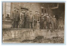 c1910's Germany Anvil Iron Workers Factory WWI RPPC Photo Antique Postcard picture